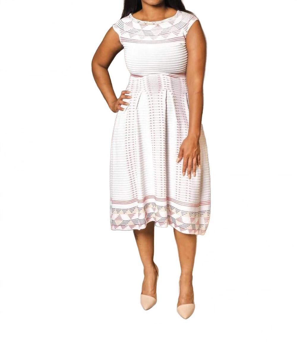NEW YATIVI classic knit dress in white